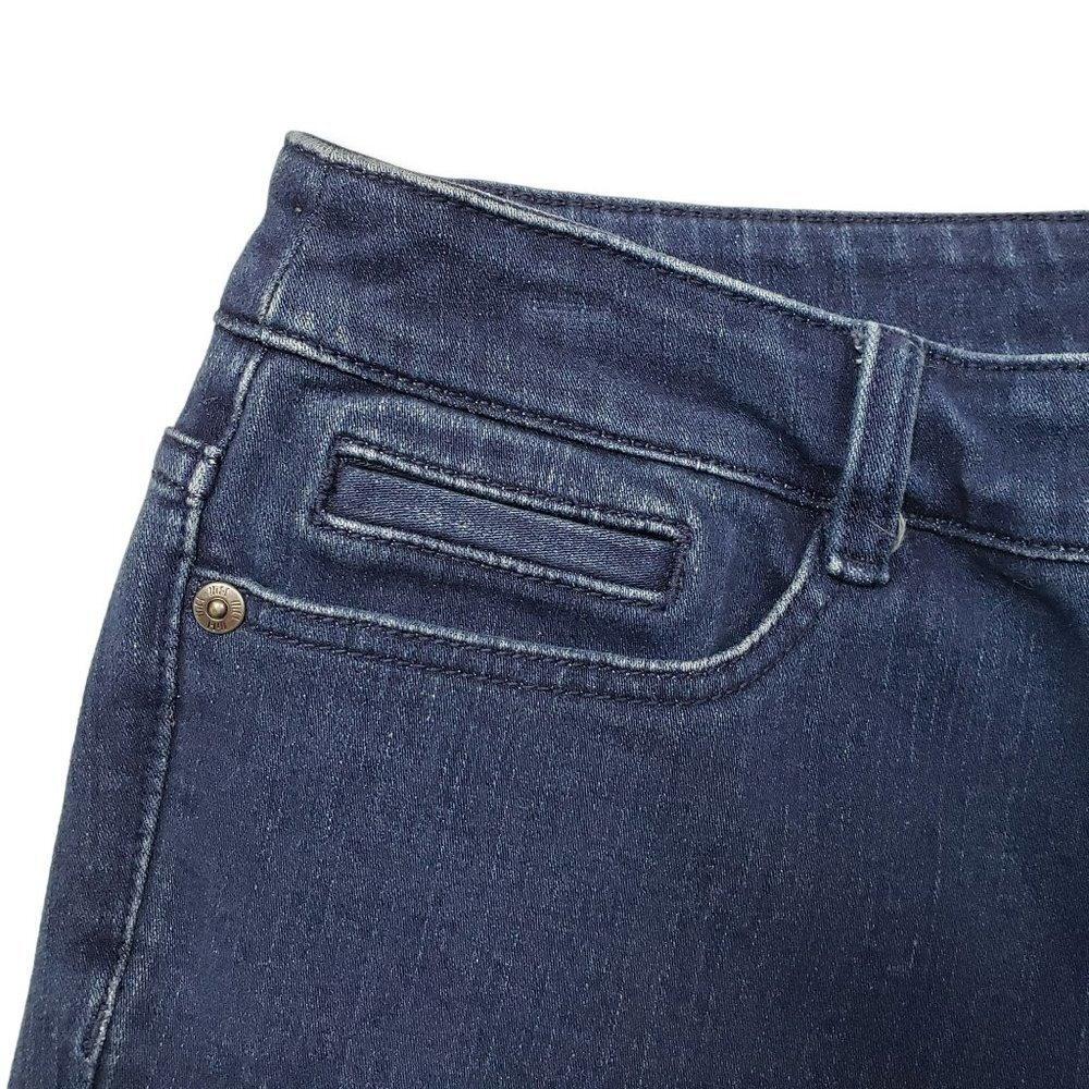 J Jill Premium Flex High Rise Legging Jeans Womens 12 Dark Wash‎ - Picture 3 of 9